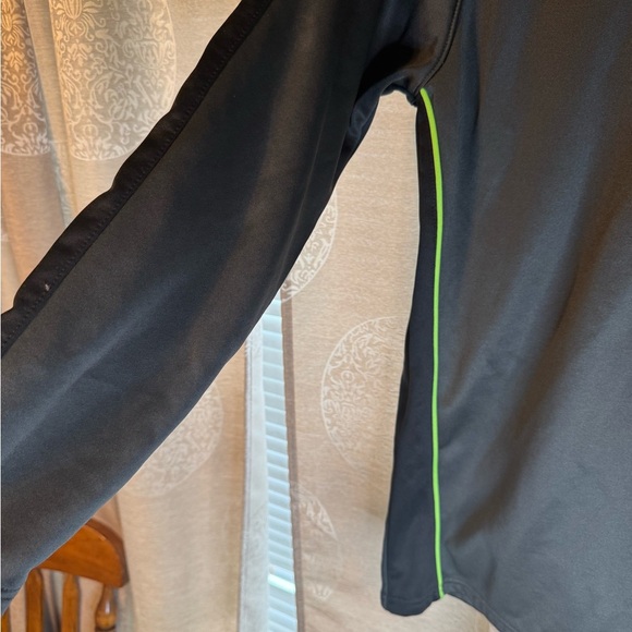 Youth Large New Balance Green/Black Zip Pullover Size L (14-16) - Picture 2 of 8